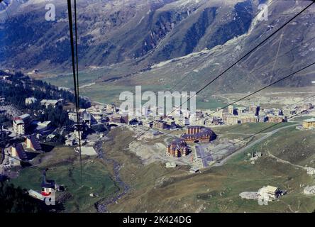 Cervinia, Italien, Archiv 1967 Stockfoto