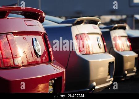 Moderne Neuwagen - Stock Image Autos - Stock Image Stockfoto