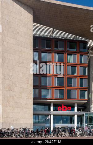 OBA Oosterdok - Amsterdam Central Library, Amsterdam, Niederlande Stockfoto