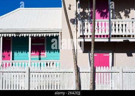 Karibische Architektur Stockfoto