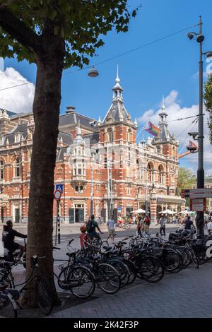 Stadsschouwburg Theater / Stadttheater, Leidseplein Platz, Amsterdam, Niederlande Stockfoto