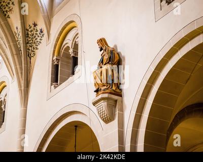 Innenstatuar, Basilika St. Castor, Koblenz, Deutschland Stockfoto