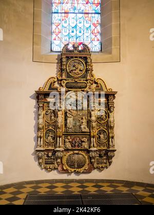 Innenstatuar, Basilika St. Castor, Koblenz, Deutschland Stockfoto