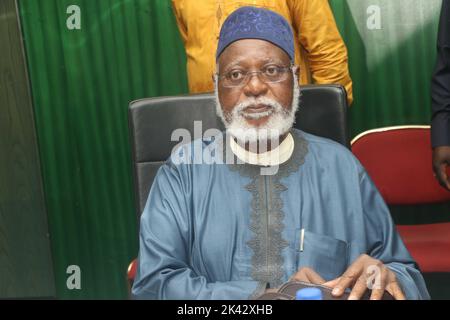 Ehemaliger militärischer Staatschef, Abdusalami Abubakar. Nigeria. Stockfoto