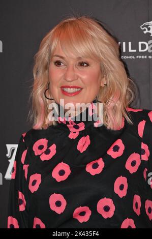 London, Großbritannien, 29/09/2022, Nikki Chapman Arriver im Moulin Rouge! Die musikalische Gala zugunsten des Teenage Cancer Trust im Piccadilly Theatre, London, Großbritannien. - Donnerstag, 29. September Stockfoto