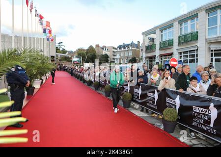 29. September 2022, Dinard, Bretagne, Frankreich: Eröffnungsfeier des 33. Dinard Festivals of British Cinema (Bildquelle: © Mickael Chavet/ZUMA Press Wire) Stockfoto