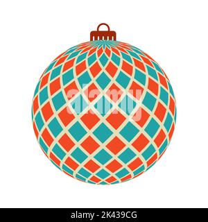 Weihnachten Vintage Kugeln. Vektorgrafik Stock Vektor