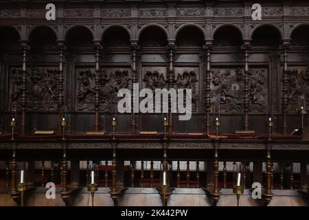 Innenraum der King's College Chapel, Cambridge, Großbritannien. 22/6/22 Stockfoto