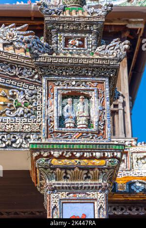 Thailändischer Binh-Pavillon, Lesesaal des Imperators, Kaiserstadt, Hue, Provinz Thua Thien Hue, Vietnam Stockfoto