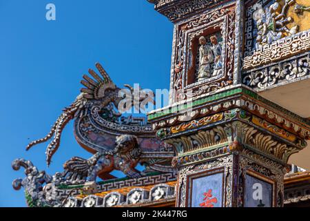 Thailändischer Binh-Pavillon, Lesesaal des Imperators, Kaiserstadt, Hue, Provinz Thua Thien Hue, Vietnam Stockfoto