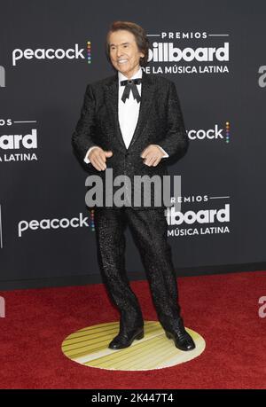 Coral Gables, Usa. 29. September 2022. Raphael kommt auf dem roten Teppich bei den Latin Billboard Music Awards 2022 an der University of Miami, Watsco Center, Donnerstag, 29. September 2022 in Coral Gables, Florida. Foto von Gary i Rothstein/UPI Credit: UPI/Alamy Live News Stockfoto