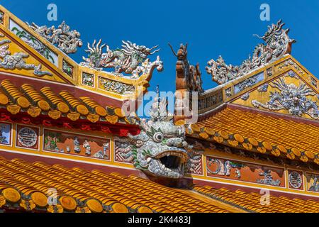 Thai-Mieu-Tempel, Kaiserstadt, Hue, Provinz Thua Thien Hue, Vietnam Stockfoto