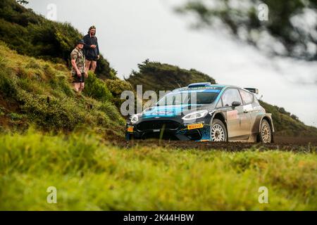 Auckland, Neuseeland - 29/09/2022, 29 ANEAR Luke (aus), SARANDIS Andrew (aus), Ford Fiesta Mk II, Aktion während der Rallye Neuseeland 2022, 11. Runde der WRC World Rally Car Championship 2022, vom 29. September bis 2. Oktober 2022 in Auckland, Neuseeland - Foto Nikos Katikis / DPPI Stockfoto