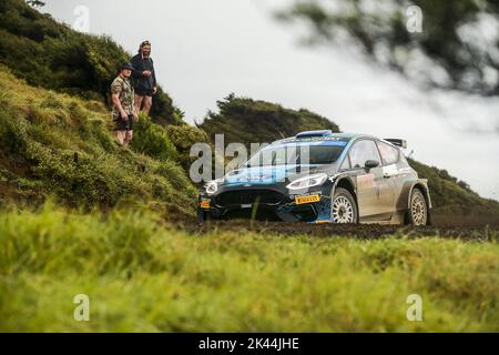 Auckland, Neuseeland - 30/09/2022, 29 ANEAR Luke (aus), SARANDIS Andrew (aus), Ford Fiesta Mk II, Aktion während der Rallye Neuseeland 2022, 11. Runde der WRC World Rally Car Championship 2022, vom 29. September bis 2. Oktober 2022 in Auckland, Neuseeland - Foto: Nikos Katikis/DPPI/LiveMedia Stockfoto