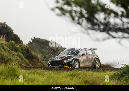 Auckland, Neuseeland - 30/09/2022, 20 PADDON Hayded (nzl), KENNARD John (nzl), Hyundai i20N, Aktion während der Rallye Neuseeland 2022, 11. Runde der WRC World Rally Car Championship 2022, vom 29. September bis 2. Oktober 2022 in Auckland, Neuseeland - Foto: Nikos Katikis/DPPI/LiveMedia Stockfoto