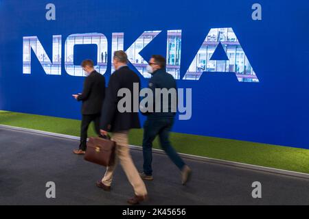 L'Hospitalet de Llobregat, Spanien, 30, September 2022. Mobile World Congress 2022. Kredit: Joan Gosa/ Stockfoto