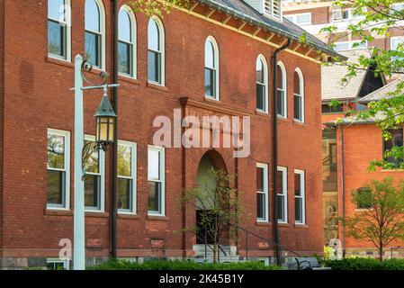 East Lansing MI - 14. Mai 2022: Vor dem alten Entomologiegebäude an der MSU Stockfoto