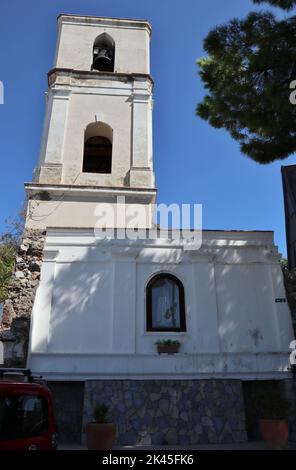 Palinuro - Campanile della Chiesa di Santa Maria di Loreto Stockfoto