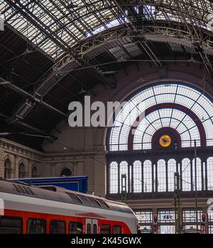 Keleti Bahnhof in Budapest, Ungarn Stockfoto