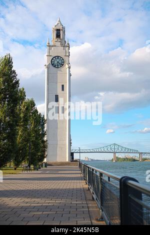 Der Montreal Clock Tower, die Sailor's Memorial Clock, Stockfoto