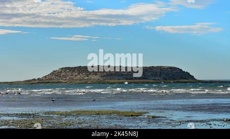 Caleta Valdes Landescape, Halbinsel Valdes chubut Provinz Patagonien Argentinien Stockfoto