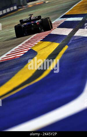 Singapur, 30/09/2022, Daniel Ricciardo (AUS) McLaren MCL36. Großer Preis von Singapur, Freitag, 30.. September 2022. Marina Bay Street Circuit, Singapur. Quelle: James Moy/Alamy Live News Stockfoto