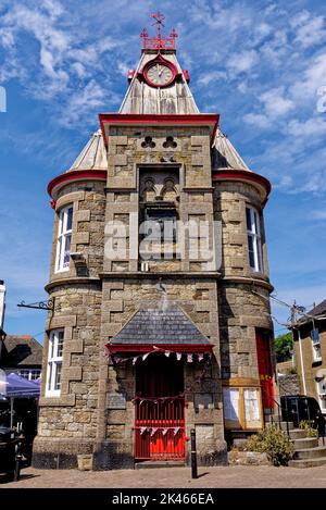 Dorfansicht von Marazion´s St. Michaels Berg. Marazion - Cornwall, England, Vereinigtes Königreich. 14. vom August 2022 Stockfoto