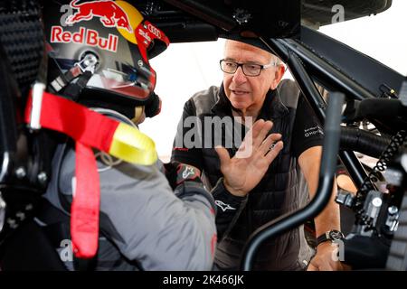 Monaco. 30. September 2022. Biougra, Marokko - 30/09/2022, QUANDT Sven (ger), Team Manager von Q-Motorsport, Portrait, während des Shakedown der Rallye du Maroc 2022, 3. Lauf der FIA-Rallye-RAID-Weltmeisterschaft 2022, vom 29. Bis 30. September 2022 in Biougra, Marokko - Foto Frédéric Le Floc’h / DPPI Kredit: DPPI Media/Alamy Live News Stockfoto