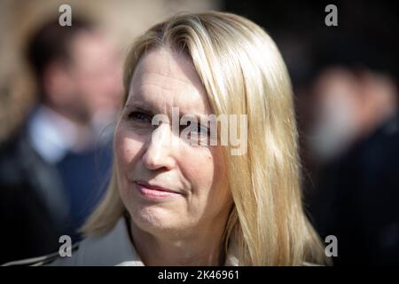 Kiew, Ukraine. 29. September 2022. US-Botschafterin in der Ukraine, Bridget Brink, gesehen in Kiew, Ukraine. (Foto von Oleksii Chumachenko/SOPA Images/Sipa USA) Quelle: SIPA USA/Alamy Live News Stockfoto