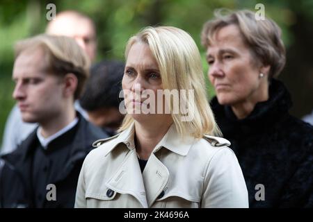 Kiew, Ukraine. 29. September 2022. US-Botschafterin in der Ukraine, Bridget Brink, gesehen in Kiew, Ukraine. (Bild: © Oleksii Chumachenko/SOPA Images via ZUMA Press Wire) Stockfoto