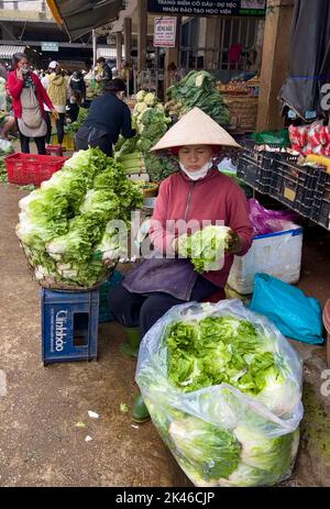 Cho Cay, Dalat Market, Dalat, Provinz Lam Dong, Vietnam Stockfoto