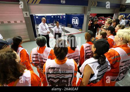 Singapur. 30. September 2022. Richard Reid während des Formel 1 Singapore Airlines Grand Prix 2022, 17. Runde der FIA Formel 1 Weltmeisterschaft 2022 vom 30. September bis 02. Oktober 2022 auf dem Marina Bay Street Circuit, in Singapur - Foto: Florent Gooden / Dppi/DPPI/LiveMedia Kredit: Unabhängige Fotoagentur/Alamy Live News Stockfoto