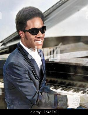 STEVIE WUNDERT SICH über den amerikanischen Musiker 1963 Stockfoto