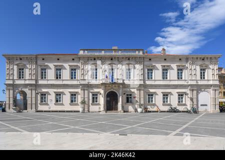 Piran: Tartini Central Square, Slowenien Stockfoto