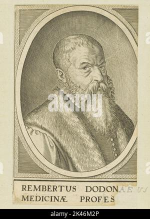 Porträt von Rembertus Dodonaeus Stockfoto