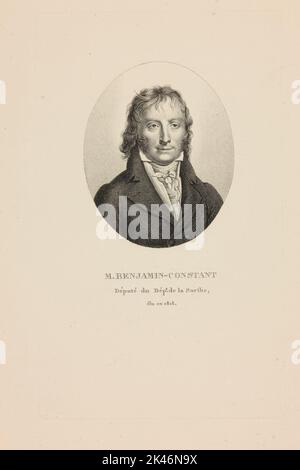 Porträt von M. Benjamin-Constant Stockfoto