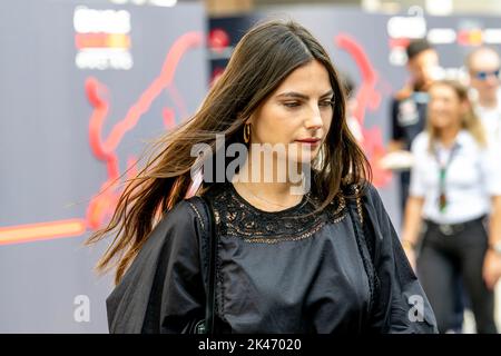 Marina Bay, Singapur, 30.. September 2022, Kelly Piquet nimmt am Training Teil, 17. Runde der Formel-1-Meisterschaft 2022. Kredit: Michael Potts/Alamy Live Nachrichten Stockfoto