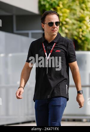 Singapur. 30. September 2022. MASSA Feliste, ehemaliger Fahrer von F1 während der Formel 1 Singapore Airlines Grand Prix von Singapur 2022, 17. Lauf der FIA Formel 1 Weltmeisterschaft 2022 vom 30. September bis 02. Oktober 2022 auf dem Marina Bay Street Circuit, in Singapur - Foto DPPI Credit: DPPI Media/Alamy Live News Stockfoto