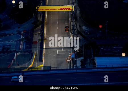 Marina Bay, Singapur, 30.. September 2022, Daniel Ricciardo, aus Australien tritt für McLaren F1 an. Training, Runde 17 der Formel-1-Meisterschaft 2022. Kredit: Michael Potts/Alamy Live Nachrichten Stockfoto