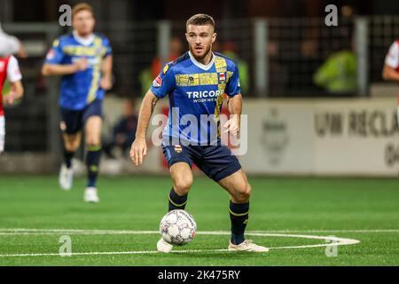 Niederlande. 30. September 2022. MAASTRICHT, NIEDERLANDE - 30. SEPTEMBER: Daniel Crowley von Willem II während des niederländischen Keukenkampioendivisie-Spiels zwischen MVV und Willem II am 30. September 2022 im Stadion de Geusselt in Maastricht, Niederlande (Foto von Geert van Erven/Orange Picics) Credit: Orange Pics BV/Alamy Live News Stockfoto