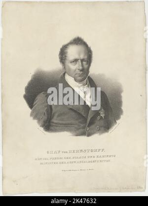 Porträt des Grafen von Bernstorff Stockfoto