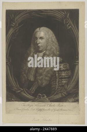 Porträt von Charles Pratt, Baron Camden Stockfoto