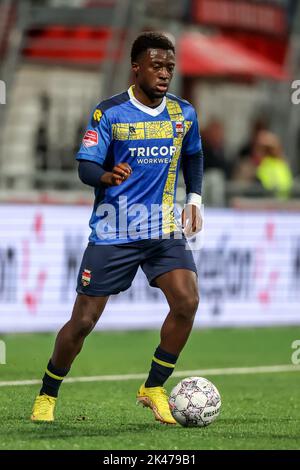 Niederlande. 30. September 2022. MAASTRICHT, NIEDERLANDE - 30. SEPTEMBER: Leeroy Owusu von Willem II. Während des niederländischen Keukenkampioendivisie-Spiels zwischen MVV und Willem II am 30. September 2022 im Stadion de Geusselt in Maastricht, Niederlande (Foto: Geert van Erven/Orange Picics) Credit: Orange Pics BV/Alamy Live News Stockfoto