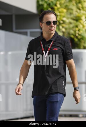 Singapur. 30. September 2022. MASSA Felpe, ehemaliger Fahrer von F1 während der Formel 1 Singapore Airlines Grand Prix 2022, 17. Lauf der FIA Formel 1 Weltmeisterschaft 2022 vom 30. September bis 02. Oktober 2022 auf dem Marina Bay Street Circuit, in Singapur - Foto: Dppi/DPPI/LiveMedia Kredit: Independent Photo Agency/Alamy Live News Stockfoto