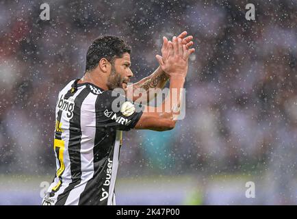 28.. September 2022; Belo Horizonte, Brasilien: Hulk von Atlético Mineiro, während der Matchzwischen Atlético Mineiro und Palmeiras, im Estádio do Mineir&#XE3;o Stockfoto