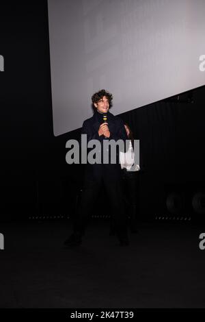 Namur, Belgien. 30. September 2022. Schauspieler und Regisseur Louis Garrel, aufgenommen während der Eröffnungsnacht des FIFF 'Festival International du Film Francophone de Namur', Freitag, 30. September 2022 in Namur. BELGA FOTO JULIETTE BRUYNSEELS Kredit: Belga Nachrichtenagentur/Alamy Live News Stockfoto