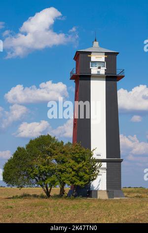 Hablowski Leuchtturm in der Region Cherson in der Ukraine, Ende August. Der Text im Leuchtturm sagt: „Geschenk an den XIX. Kongress der KPdSU“ Stockfoto