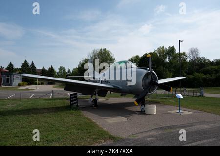 Ein nordamerikanischer T-28-Trojaner Stockfoto