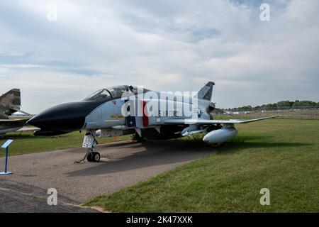 Eine F-4D Phantom II, die von der Minnesota Air National Guard in Duluth geflogen wurde Stockfoto