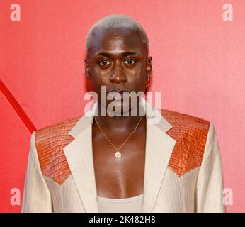 Los Angeles, Kalifornien, USA 28.. September 2022 nimmt Vincit an der Los Angeles Premiere von Universal Pictures' 'Bros' im Regal LA Live Teil Stockfoto